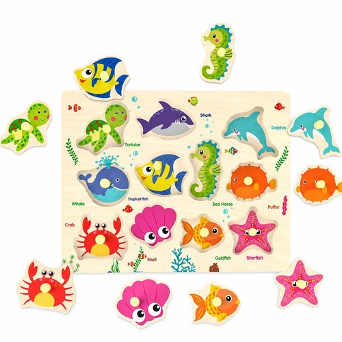 Puzzle chevilles bois - puzzle, en