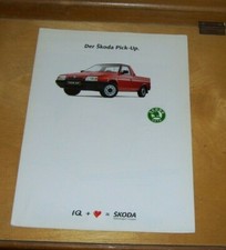 DER SKODA PICK-UP SALES BROCHURE Not dated Pub no 215-10-P-3004-1 In German