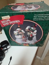 Mr. Christmas Dueling Banjo Snowmen Plays 20 Christmas Carols  Read