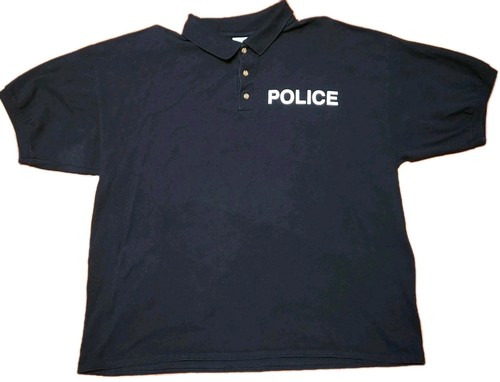 Police black polo shirt - polo, men's
