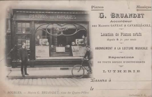 Carte bourges bruandet - carte,