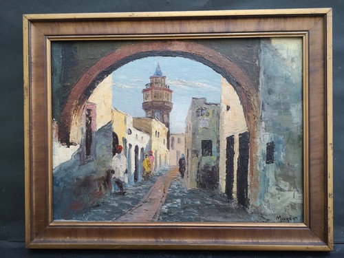 Tableau orientaliste huile sur - tableau,