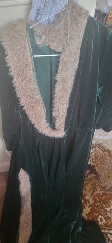 Robe vintage verte - vintage, avec