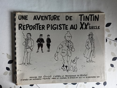 Tintin pastiche une aventure - -,