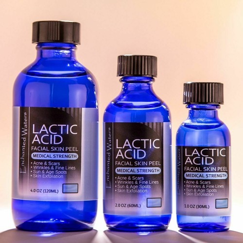 Lactic acid skin peel for - skin, acne