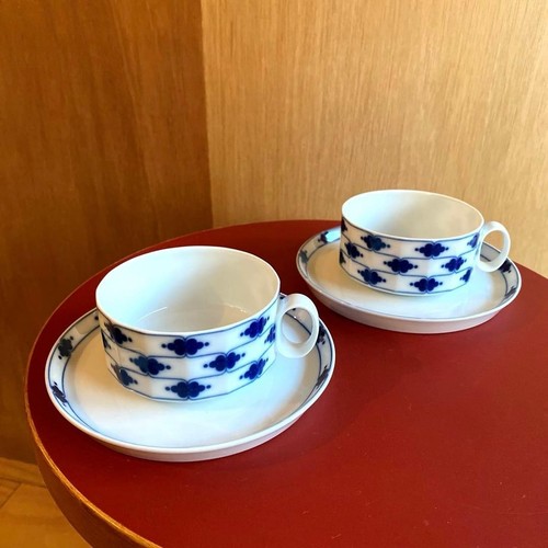 Paire soucoupes tasse à - paire, de