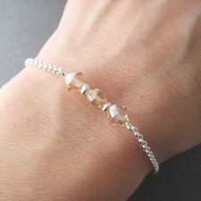 Bracelet perles en cristal