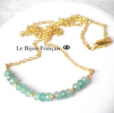 Collier PLAQUÉ OR 18K AIGUE