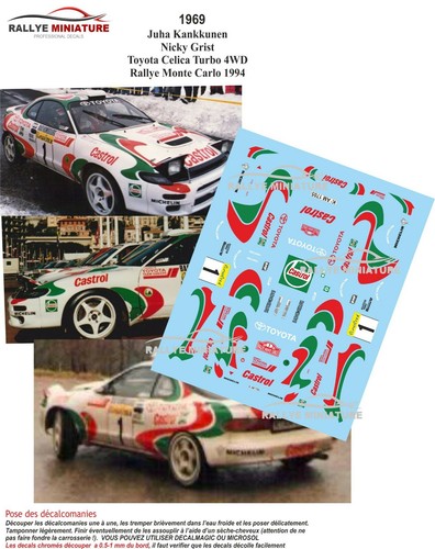Decals ref 1969 - decals, 1/43