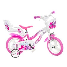 Vélo pour fille blanc et rose