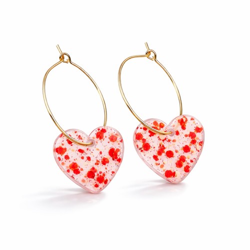 Boucles oreilles cœur - boucles,