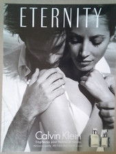 Perfume Advertising. Eternity de Calvin Small. Magazine Sheet