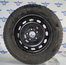 1x Pneu D'Hiver / Roue de Secours 195/65 R15 Sur Jante en Acier Volvo C30/ V50/