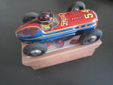 BANDAI (Japon) - Voiture de course "ROCKET 54" race car vintage tin toy