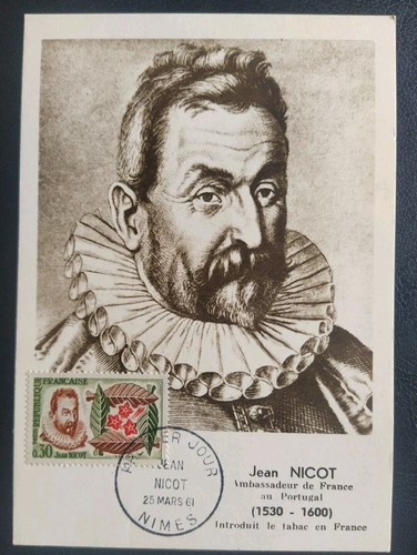 Carte premier jour jean nicot - jour,