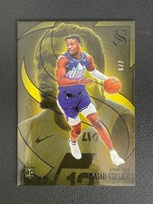 Isaiah Collier 2024-25 Panini Silhouette Rookie Black FOTL 6/7 RC #84