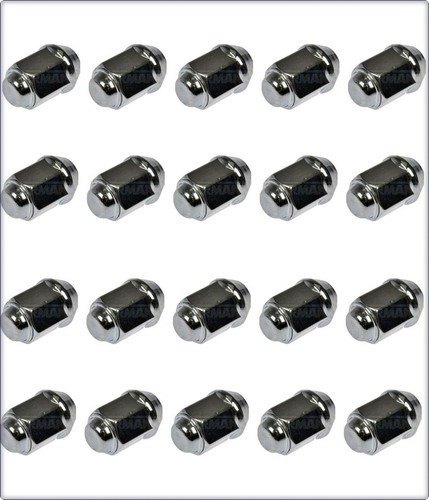 20x écrou roue chrome pour - Écrou,