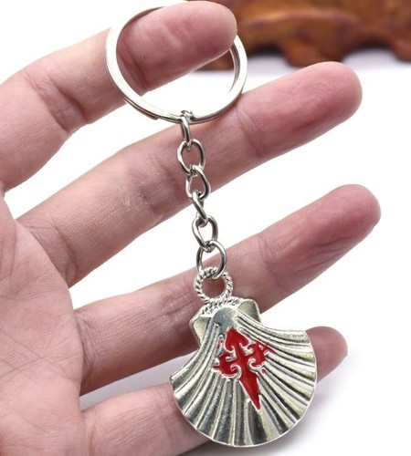 Porte clef coquille croix - porte,