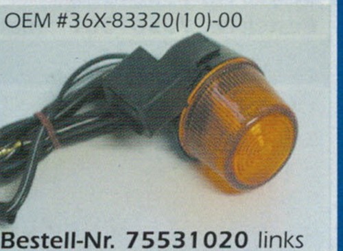 Pour yamaha 350 clignotant - 350-,