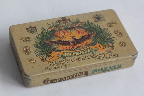Boîte cigarettes tôle - à,