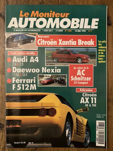 Moniteur automobile 1995 - le,