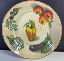 Williams Sonoma Jardin Potager 14" Pasta Serving Bowl Made in Italy