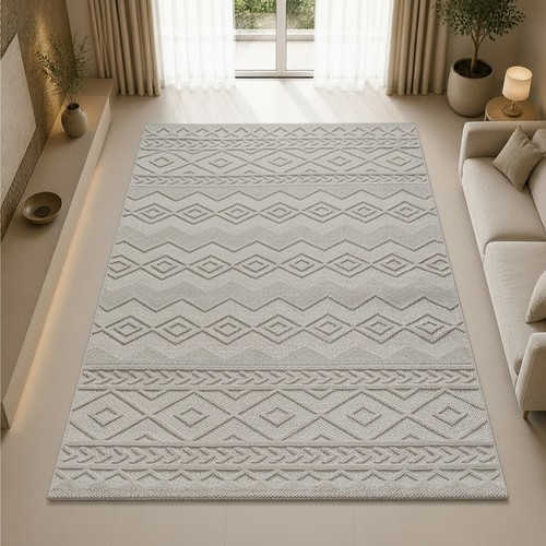 Tapis moderne beige crème