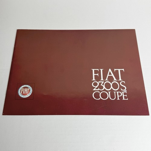 Fiat 2300s coupe 8p brochure - /,