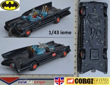 Batmobile 12 cm environ 1 43 batman 1° version 1966 corgi toys gt britains