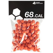 Cal. 68 Billes De Paintball / Gummigeschosse (100 Pièces) - ORangé