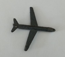 OBJET PUBLICITAIRE PETIT AVION COLLECTION CHOCOLAT LANVIN  4*4 CM VINTAGE