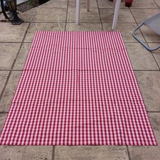 nappe ancienne à carreaux