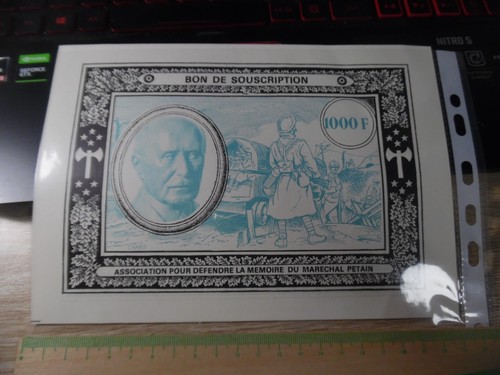 Billet bon de - no, 2