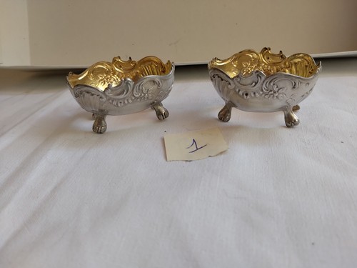 Paire salerons argent - paire,