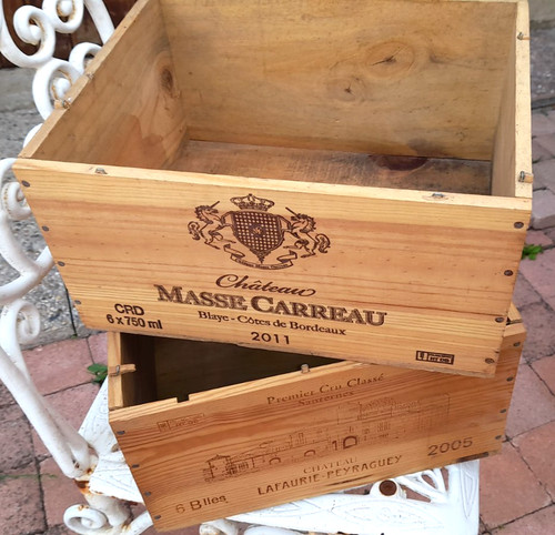 Caisses vin vides - 2,