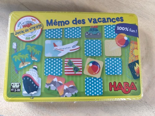 Jeu haba mémo des vacances - jeu,