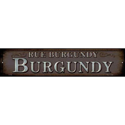Rue burgundy novelty metal - burgundy,