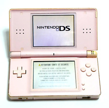 CONSOLE PORTABLE NINTENDO DS LITE ROSE PAL AVEC CHARGEUR D'ORIGINE TESTE FORMATE