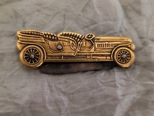 Ancien petit canif de poche ou d'enfant représentant une voiture