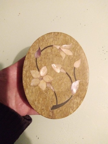 Boite pierre steatite - ,