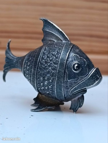 Beau poisson argent - en, 925