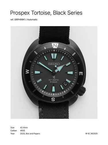 Rare seiko prospex srph99k1 - rare,