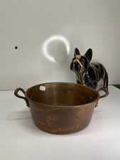 Confiturier marmite en cuivre à nettoyer bonne etat 2 anse en métal