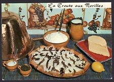 POSTCARD RECIPE, CROUTE AUX MOREILLES, EMILIE BERNARD, BLANK CARD
