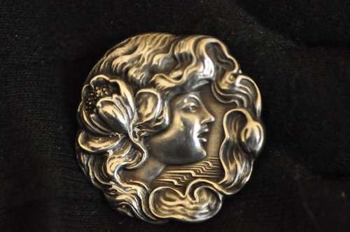 Sterling silver art nouveau - silver,
