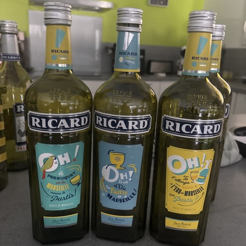Bouteille litre ricard - 3,