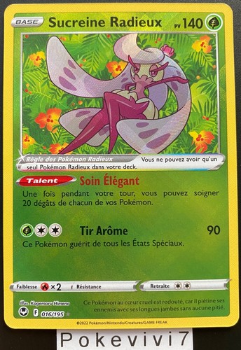 Carte pokemon sucreine radieux - pokemon,