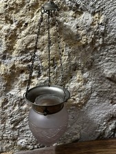 Ancienne suspension en verre