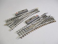 LQ1112 JOUEF Train Ho 1/87 Paire Aiguillages droits électriques R 385 mm