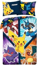 Housse de couette Pokémon réversible coton